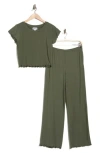 Abound Sweet Dreams Knit Pajamas In Green