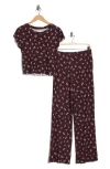 Abound Sweet Dreams Knit Pajamas In Multi