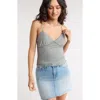 Abound Sweet Mesh Lace Trim Camisole In Multi