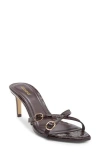 Abound Sylvia Croc Embossed Heeled Sandal In Brown