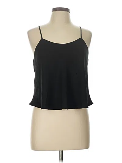 Pre-owned Abound Tank Top Black Halter Neckline Tops