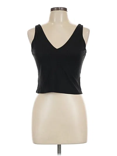 Pre-owned Abound Tank Top Black Halter Neckline Tops