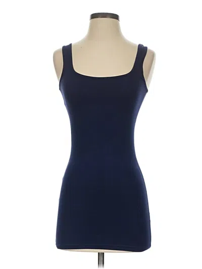 Pre-owned Abound Tank Top Blue Square Neckline Tops