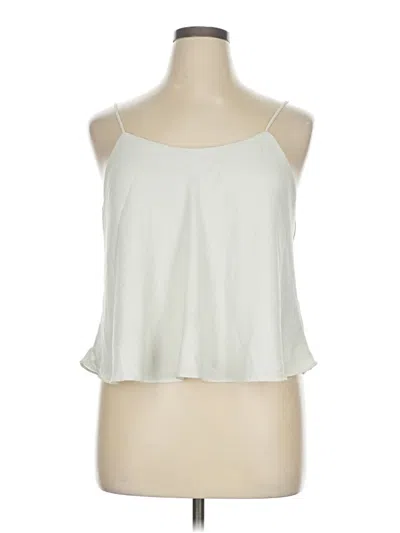 Pre-owned Abound Tank Top Ivory Halter Neckline Tops