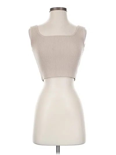 Pre-owned Abound Tank Top Ivory Strapless Neckline Tops