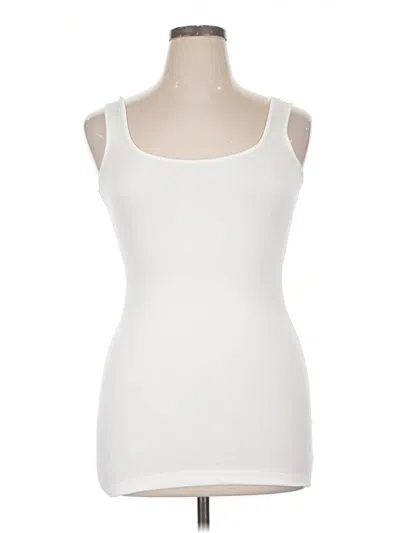 Pre-owned Abound Tank Top Ivory Strapless Neckline Tops