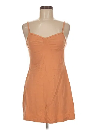 Pre-owned Abound Tank Top Orange Strapless Neckline Tops