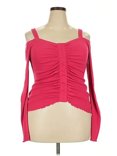 Pre-owned Abound Tank Top Pink Strapless Neckline Tops