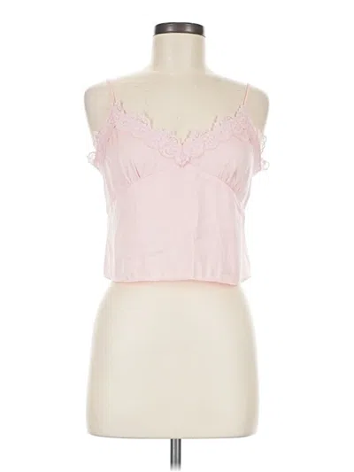 Pre-owned Abound Tank Top Pink Sweetheart Neckline Tops