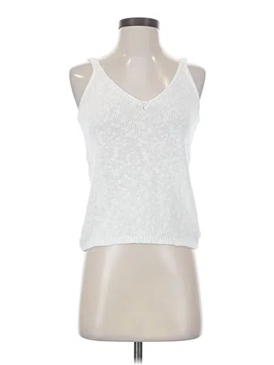 Pre-owned Abound Tank Top Silver Halter Neckline Tops