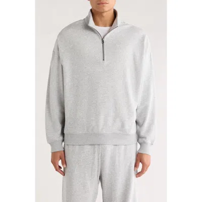 Abound Terry Half-zip Sweatshirt In Gray