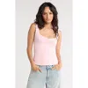 Abound Tie Back Tank In Pink