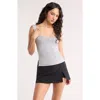 Abound Tie Back Tank In Gray