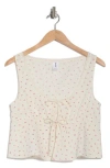 Abound Tie Front Cotton Tank Top