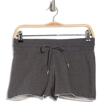 Abound Tie Waist Fleece Shorts In Grey Medium Charcoal Heather