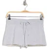 Abound Tie Waist Fleece Shorts In Grey Soft Heather