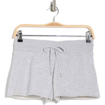 Abound Tie Waist Fleece Shorts In Grey Soft Heather
