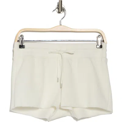 Abound Tie Waist Fleece Shorts In Ivory