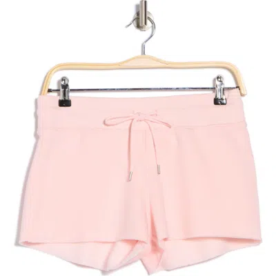 Abound Tie Waist Fleece Shorts In Pink Balm