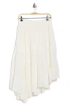 Abound Tiered Asymmetric Skirt In Multi