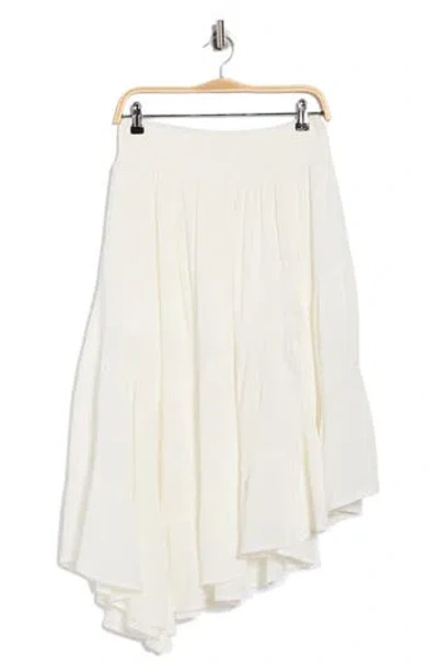 Abound Tiered Asymmetric Skirt In Multi