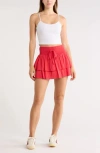 Abound Tiered Mini Skirt In Red