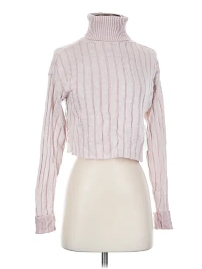 Pre-owned Abound Turtleneck Sweater In Pink