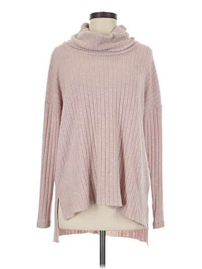 Pre-owned Abound Turtleneck Sweater In Pink