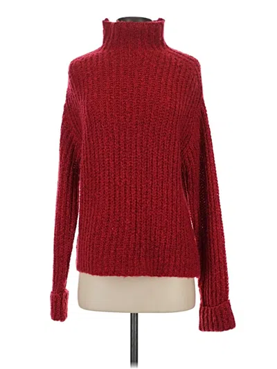 Pre-owned Abound Turtleneck Sweater In Red