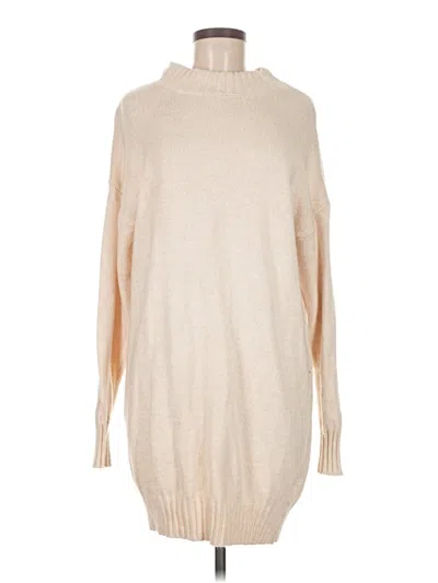 Pre-owned Abound Turtleneck Sweater In Tan