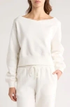 Abound V-neck Crop Sweatshirt In Ivory