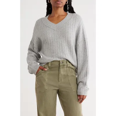 Abound V-neck Sweater In Gray