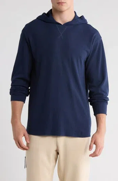 Abound Waffle Knit Thermal Hoodie In Blue