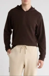 Abound Waffle Knit Thermal Hoodie In Brown