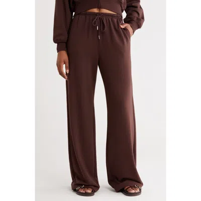 Abound Wide Leg Sweatpants In Brown