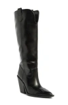 Abound Zahra Western Knee High Boot In Black