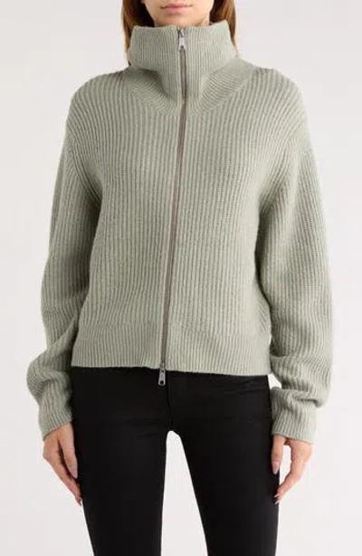 Abound Zip Sweater Cardigan In Gray