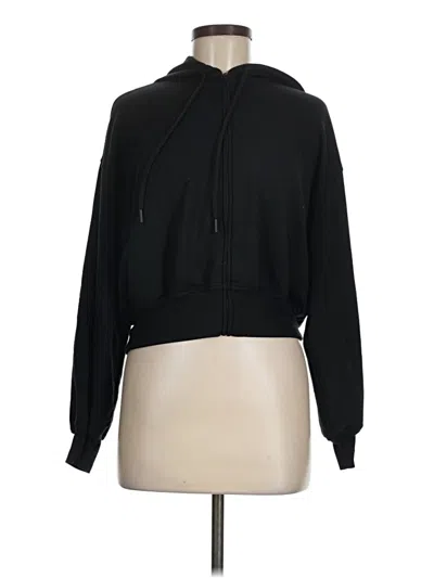 Pre-owned Abound Zip Up Hoodie In Black