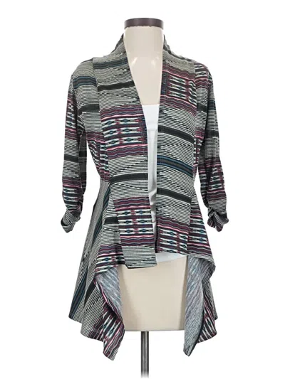 Pre-owned About A Girl Cardigan Sweater In Gray