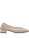 About Arianne 30mm Lace Floral Pumps In White