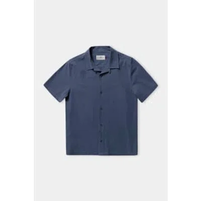 About Companions Eco Crincle Blue Kuno Shirt