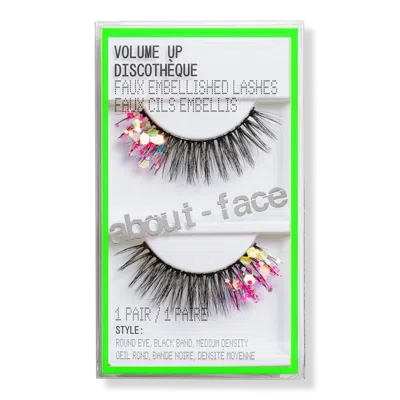 About-face Volume Up Faux Embellished Lashes - Discotheque