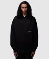 Aboutblank About:blank Box Hoodie In Black/ecru