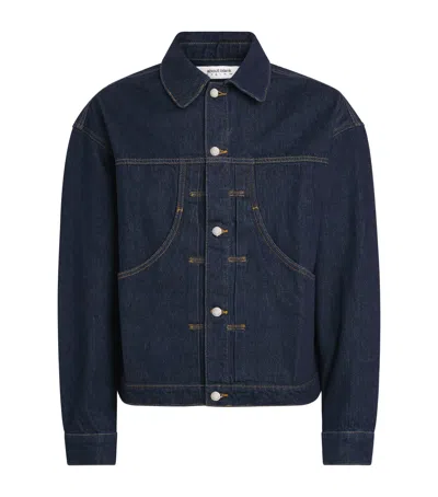 Aboutblank About:blank Boxy Denim Jacket In Blue