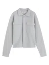 胸袋夹克式衬衫
