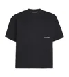 Aboutblank Cotton Back Logo T-shirt In Black