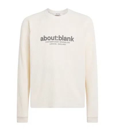 Aboutblank About:blank Cotton Garçon T-shirt In White
