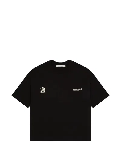 Aboutblank Crew-neck T-shirt In Black