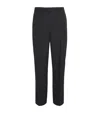 Aboutblank Everyday Wide-leg Pleated Trousers In Black