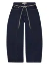 Aboutblank Felled-seam Wide-leg Jeans In Blue